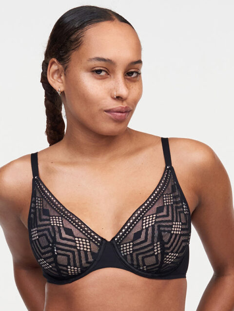 Dipze Black Underwire Bra – Elegant Support and Comfort